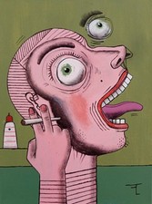 Art contemporain tableau peinture acrylique sur toile oeuvre originale signée 