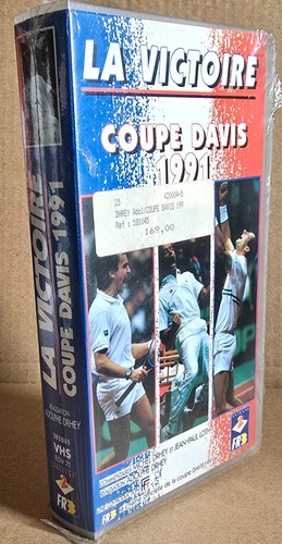 Victoire coupe davis 1991 - coupe,
