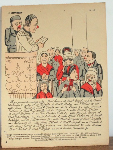 Gravure dessin caricature - dessin,