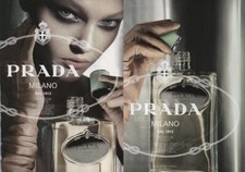 Publicité papier Parfum. Perfume ad. PRADA Infusion d'Iris 2008 recto verso