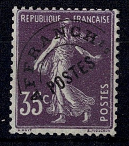 France timbre preoblitere - france,