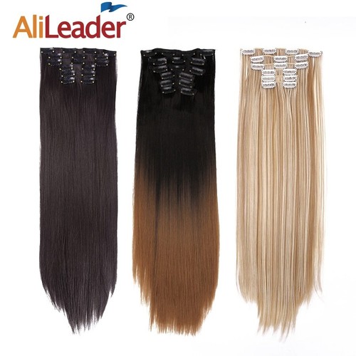 Synthetic clip hair - clip,