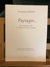 Armando Ghidoni Paysages pour