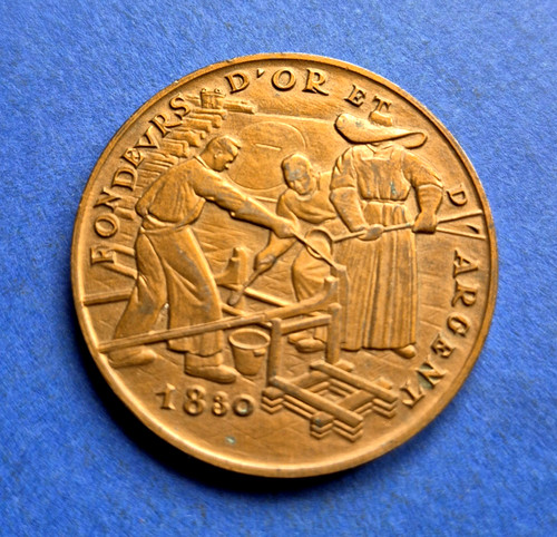 Médaille fondeurs et - d'or,