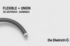 De Dietrich 84088923 - Flexible + Union pour Raccordement Hydraulique Chaudière