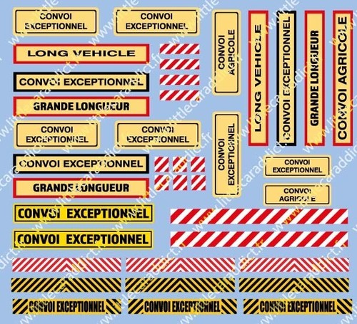 Décalcomanies convoi au - décalcomanies,