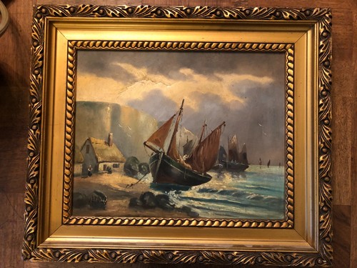 Belle peinture huile sur - belle,