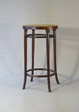 Tabouret haut par Fischel vers 1900 canné, stable- no Thonet -