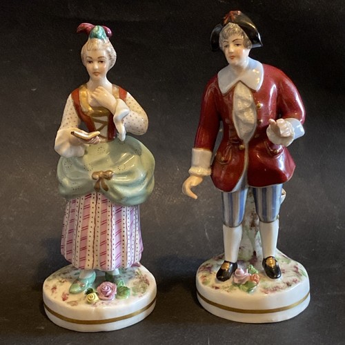 Couple figurines porcelaine - couple,