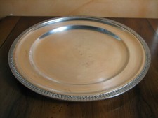 Ancien Plat de service Rond