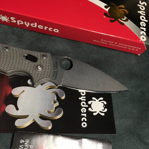 Spyderco manix grey - grey, frcp