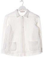 STEFANEL Cardigan Dames Veste T EU 38 blanc cassé style décontracté