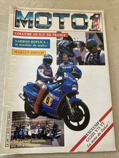 Revue moto 1 N° 30 1985 Sarron Yamaha Replica RD500LC Guzzi V75 TT Dakar etc