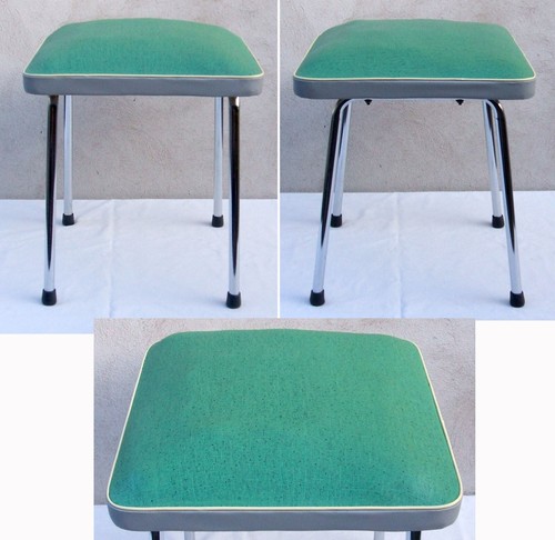 Tabouret metal vintage - -,