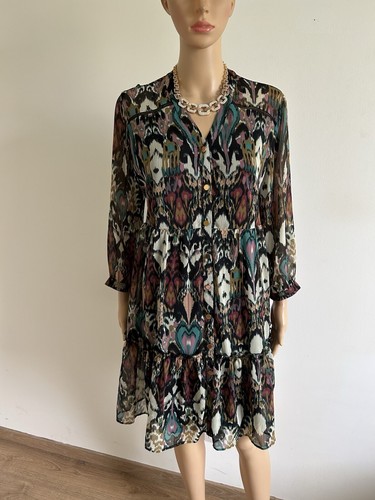 Robe imprimée avec manches