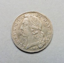 Louis XV - 1/5e d'Ecu au Bandeau - 1743 K  Bordeaux