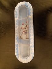 Diddl Boite À Crayon Bleu Douche Étage (Rayé Avec Nom Écrit Dessus) - LDid