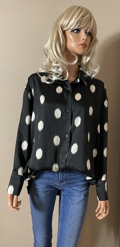 Chemise blouse oversize noire