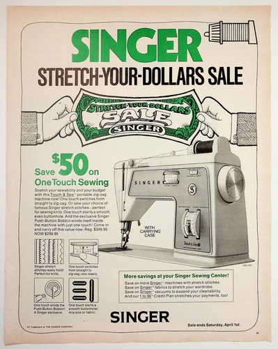 Vintage singer sewing machine - singer,