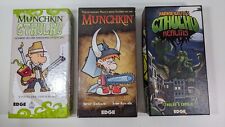 Lot de 3 Jeux de cartes EDGE : 2 x Munchkin + Cithulhu Realms - (VF)