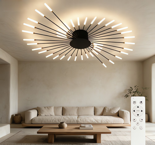 Plafonnier motif feux - plafonnier,