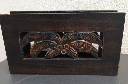 Porte serviettes exotique bois - porte,