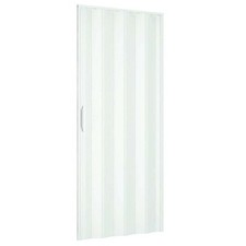 PORTE PLIANTE ACCORDÉON D'INTÉRIEUR DE PVC POUR CUISINE SALON 82x220 BLANC