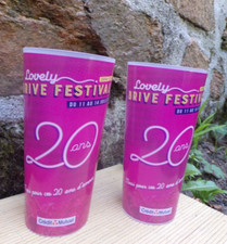 LOVELY BRIVE FESTIVAL - 20 ANS - 2024 - LOT DE 2 GOBELETS / VERRES ECOCUP