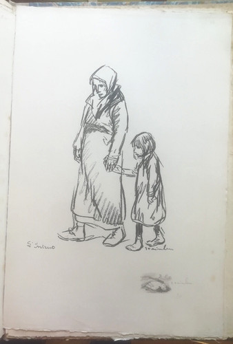Lithogravure steinlen wwi - lithogravure,
