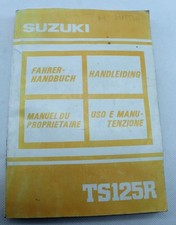 Manuel d'utilisateur SUZUKI TS 125 R 1990 à 1996