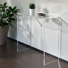 Console en transparent table