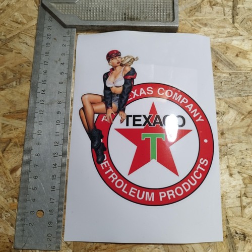 Stickers pin up - pin-up, texaco