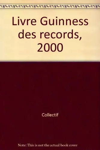 Livre guinness des records - livre,