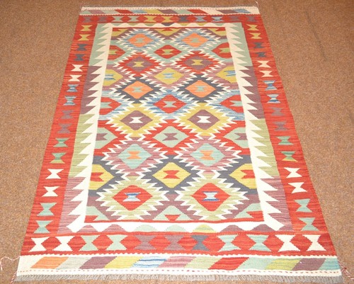 Tapis kilim afghan tissé - kilim,