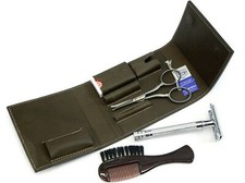 Dovo -solingen : 575 : Lot Barbe de Voyage Avec Rasoir de Sécurité