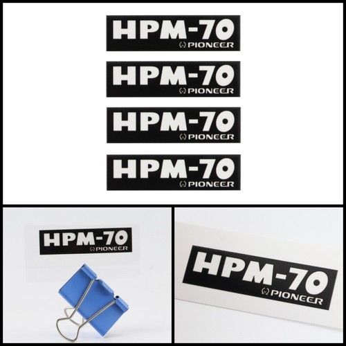 Pioneer hpm logo badge - hpm-70,