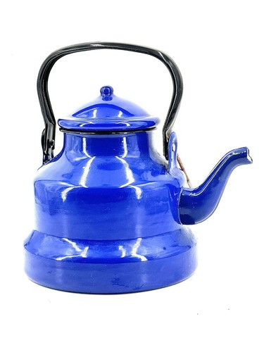 Cafetière bouilloire bleue - cafetière,