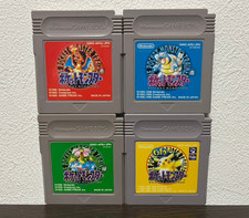 Pocket Monsters Pokémon Rouge Bleu Vert Pikachu Jaune Nintendo GameBoy GB Testé