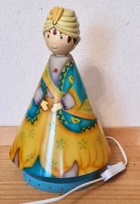 Lampe enfant Luciole Prince hindou ou Aladin l'oiseau bateau TBE