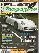 FLAT 6 197 PORSCHE 997 TURBO CABRIOLET RUF RGT 993 CARRERA 4S CAYENNE TURBO 4.8
