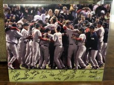 2007 World Series Champion Boston Red Sox Autographed 16 x 20 Photo Fanatics