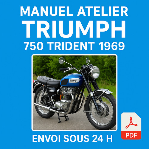 Manuel atelier triumph 750 - atelier,