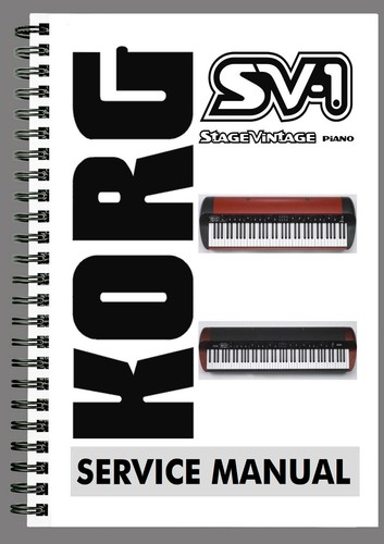Korg manuel entretien sv 1 - korg, d'entretien