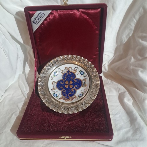 Kutahya porcelain plate - plate, hand
