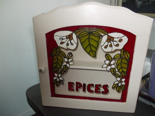 Armoire epices vintage en - armoire,