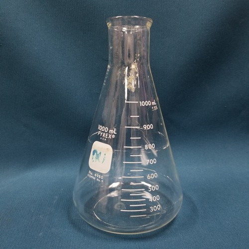 Pyrex 1000ml erlenmeyer - pyrex, flask