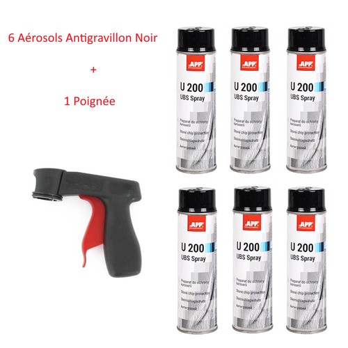 Bombes anti gravillon noir - anti-gravillon, +