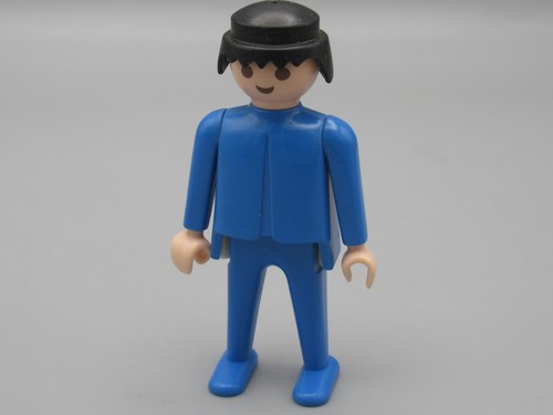 Playmobil homme bleu mains - homme,