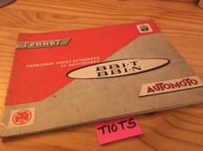 Terrot Automoto BB1 T 50-15 N 50-16 1962 catalogue pièces détachées cyclomoteur