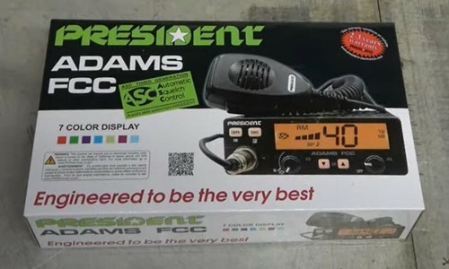 President adams radio - president, cb